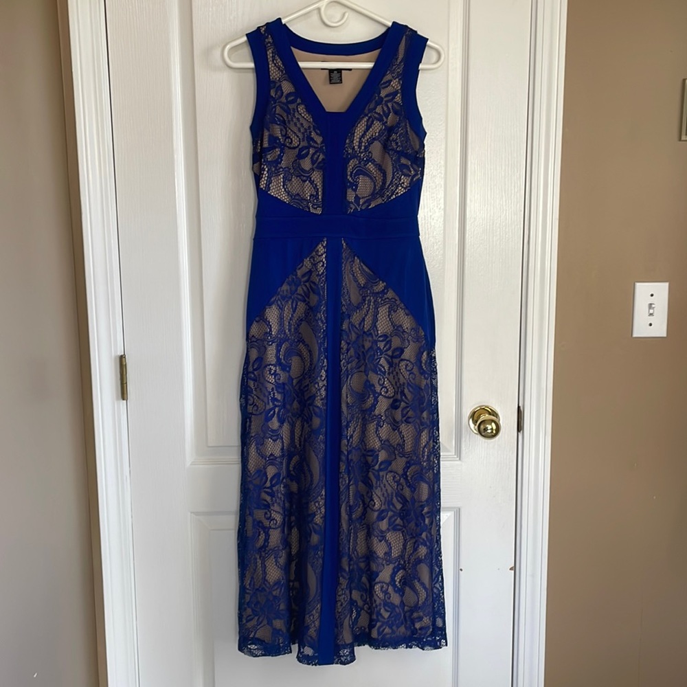 Blue maxi dress